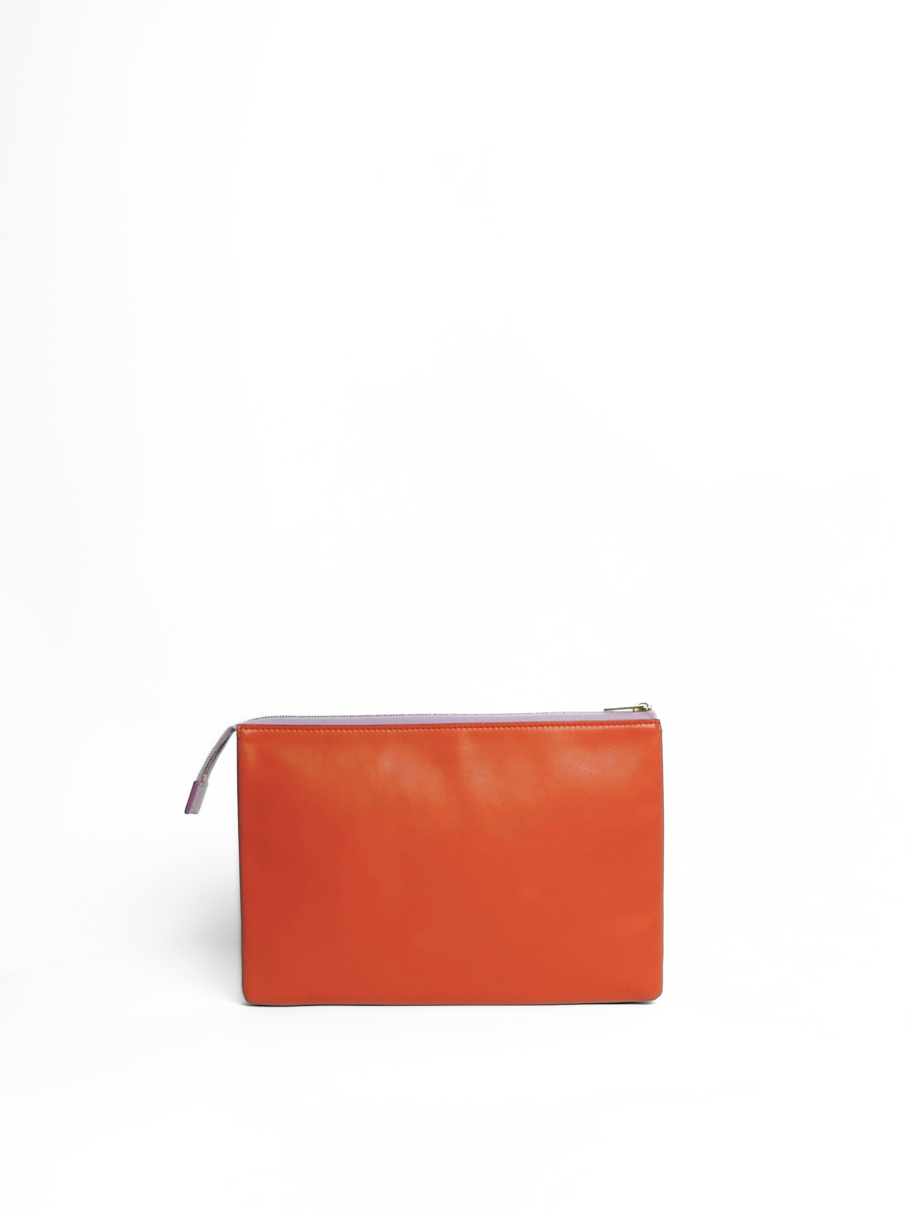 Celine Duo Pink/Orange Leather Pouch