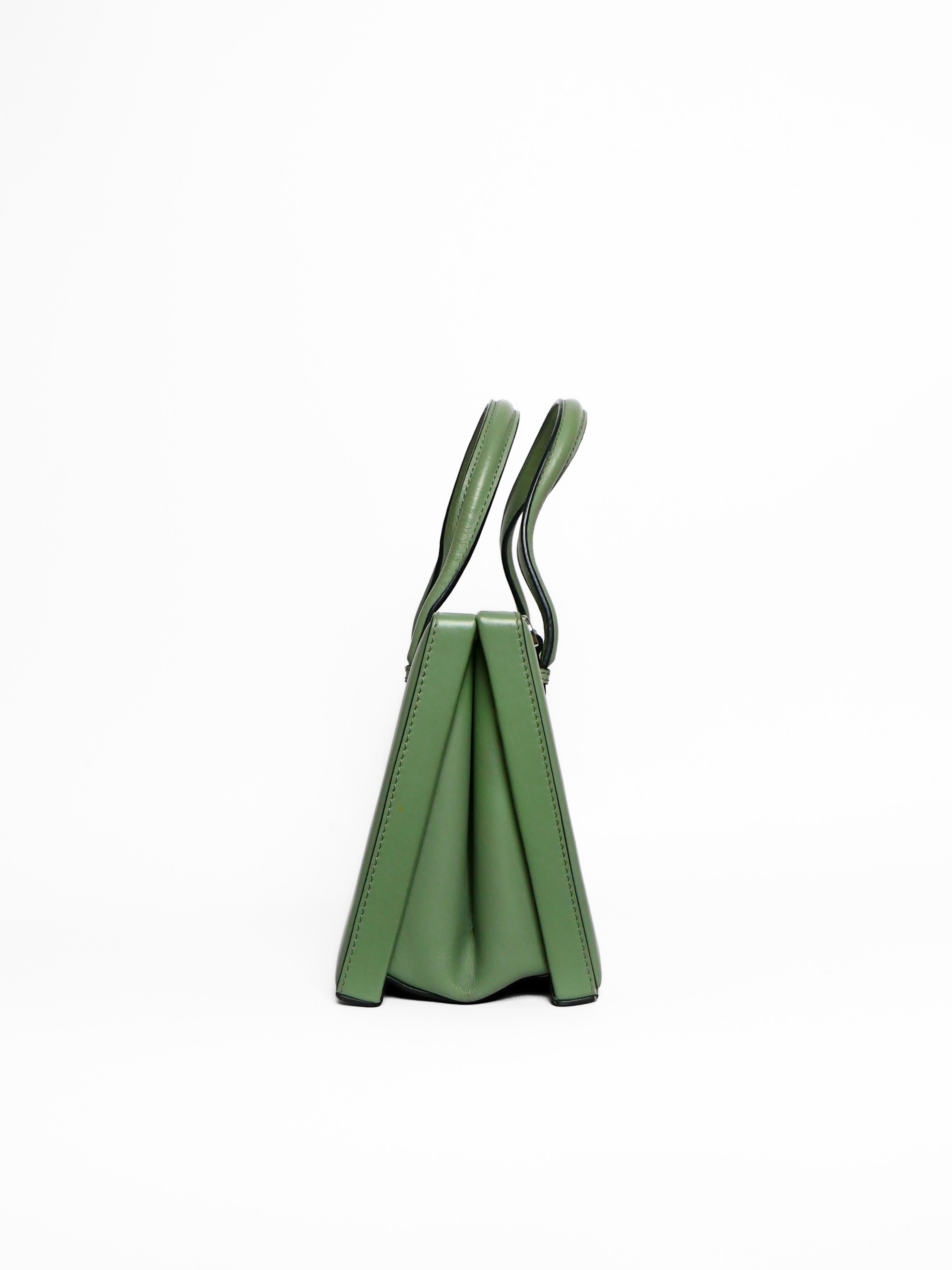 Loewe Postal Bag in Light Moss Green