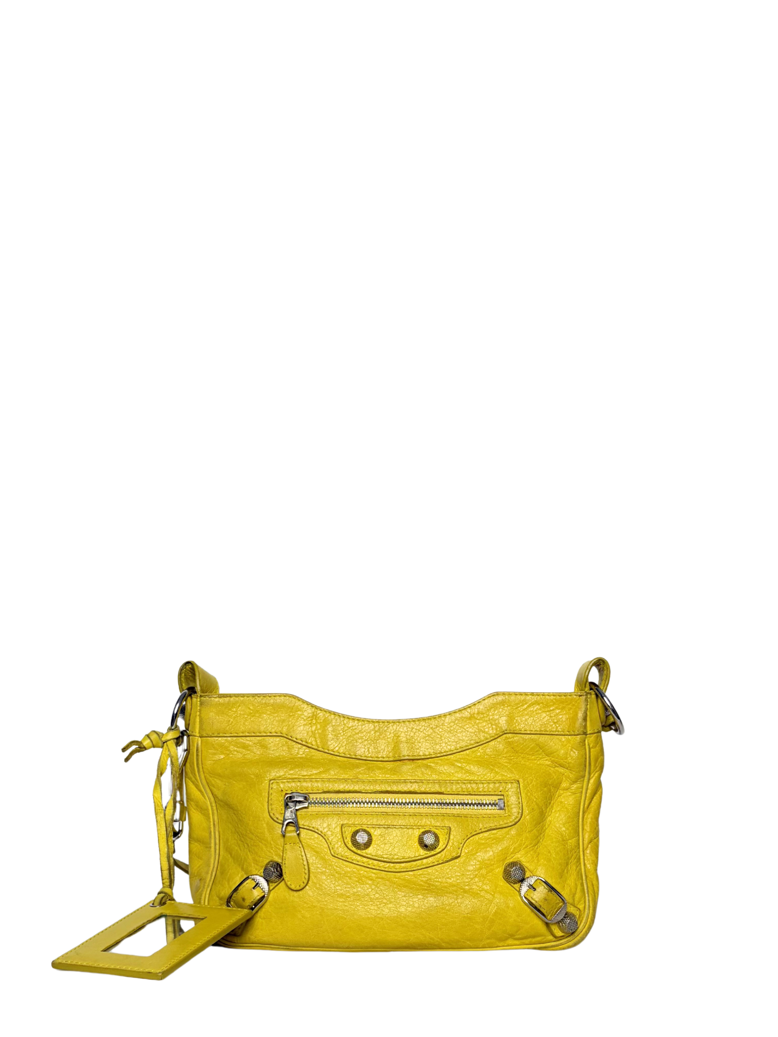 Balenciaga Yellow Motocross Giant 12 Hip Bag