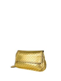Bottega Veneta Intrecciomirage Chain Flap Bag