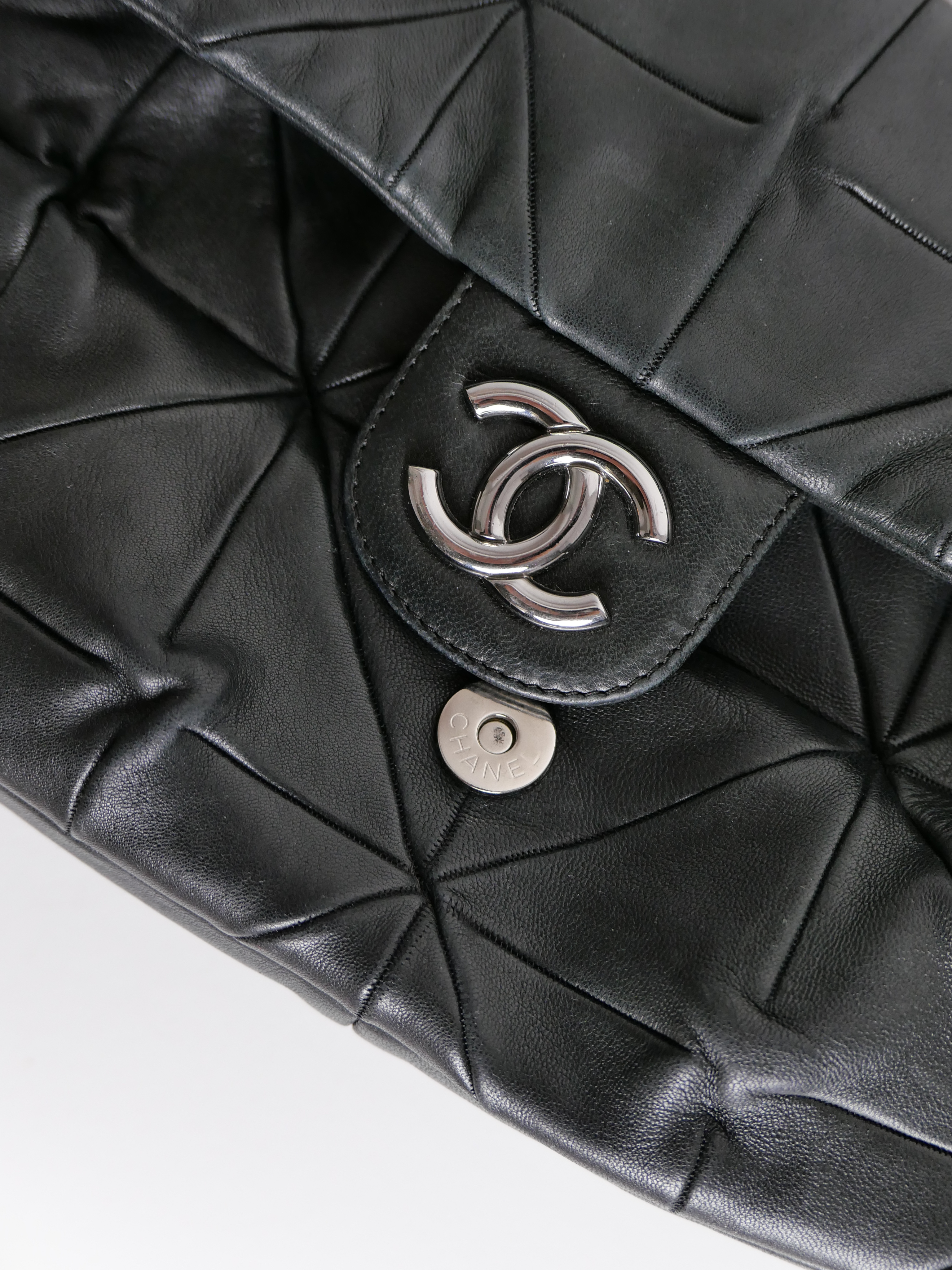 Chanel Quilted Lambskin Origami Soft Squares Flap Shoulder Bag