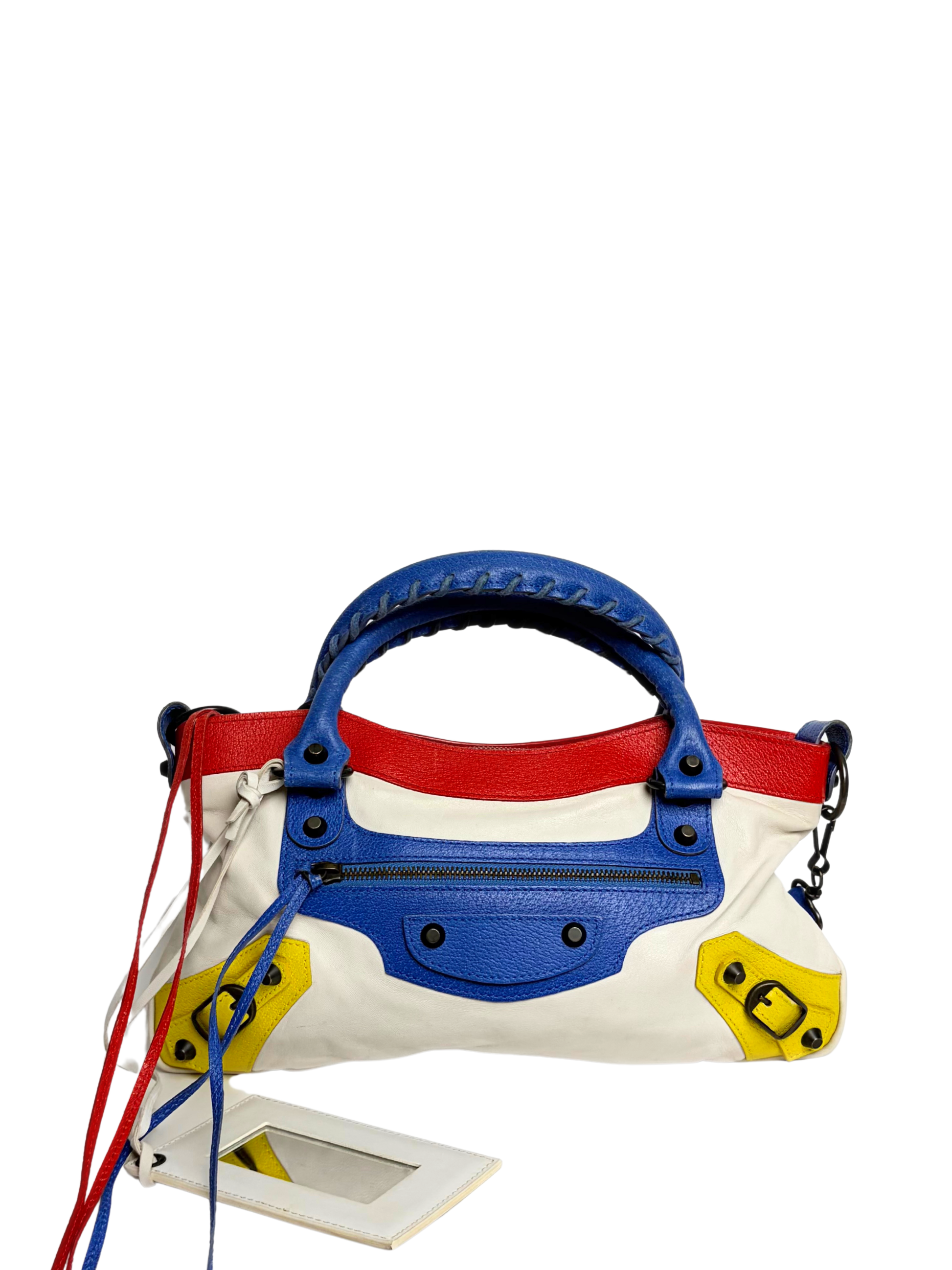 Balenciaga Multicolor First Mondrian Lego Bag Limited Edition