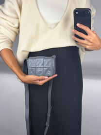 Bottega Veneta Candy Cassette Bag in Paper Crinkled Leather
