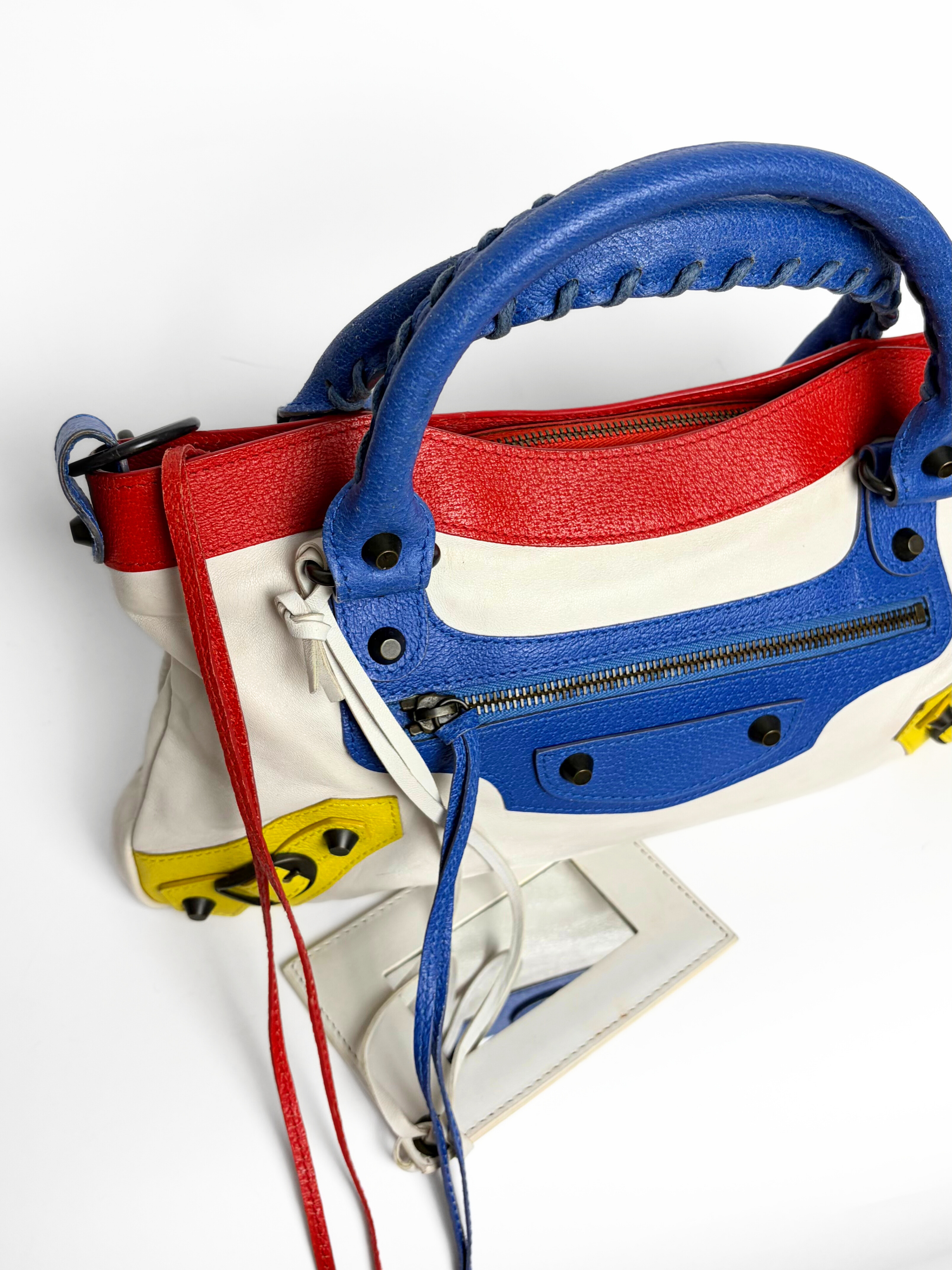 Balenciaga Multicolor First Mondrian Lego Bag Limited Edition