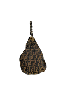 Fendi Tobacco Zucca Mia Hobo Bag
