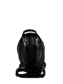 GIVENCHY STAR-PATCH MINI BACKPACK BLACK LEATHER