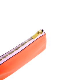 Celine Duo Pink/Orange Leather Pouch