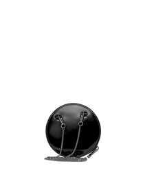 Prada Round Triangle Plaque Mini Coin Bag