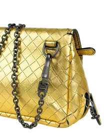 Bottega Veneta Intrecciomirage Chain Flap Bag