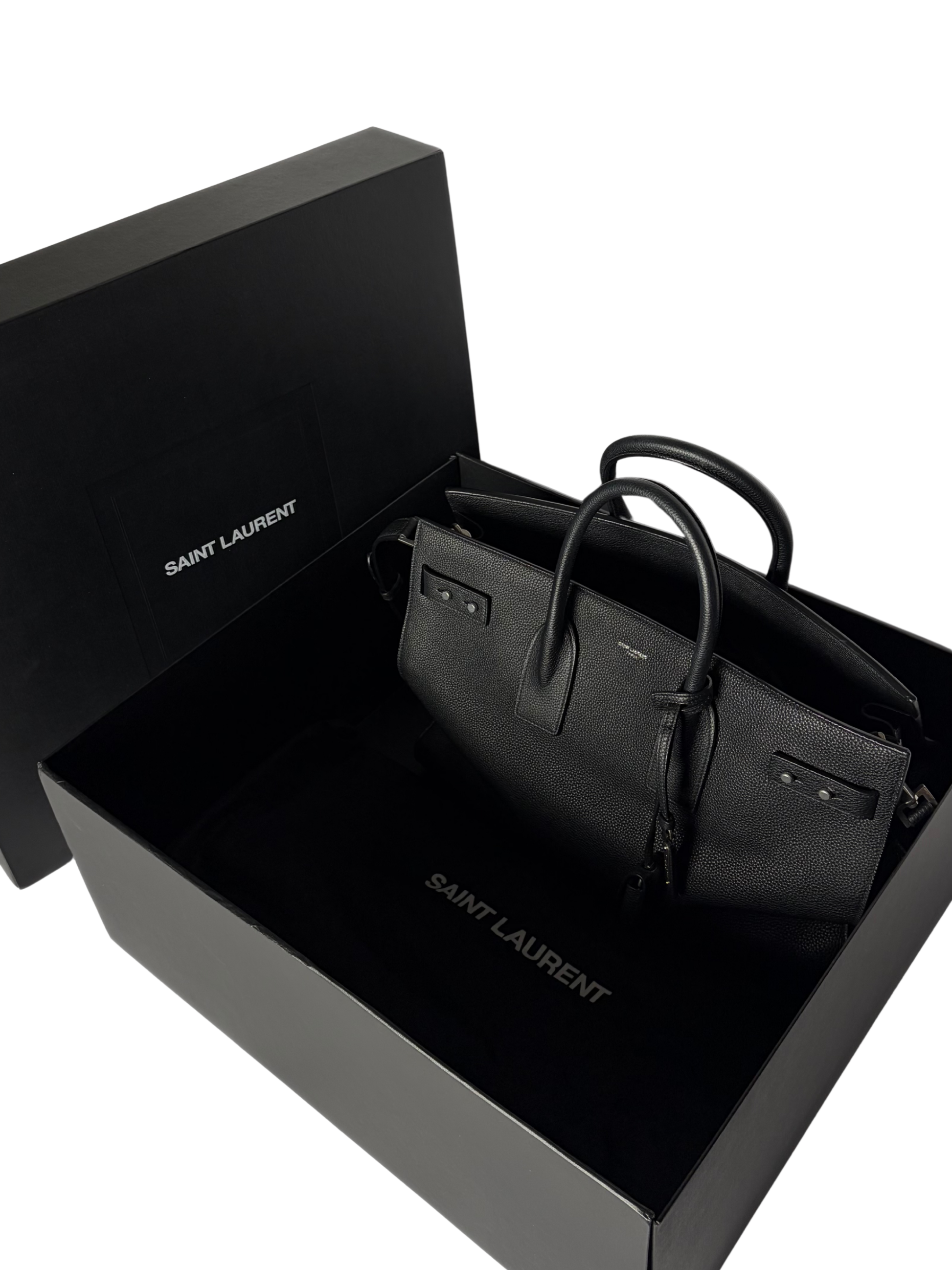 Saint Laurent Sac de Jour Tote Black