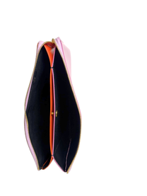 Celine Duo Pink/Orange Leather Pouch