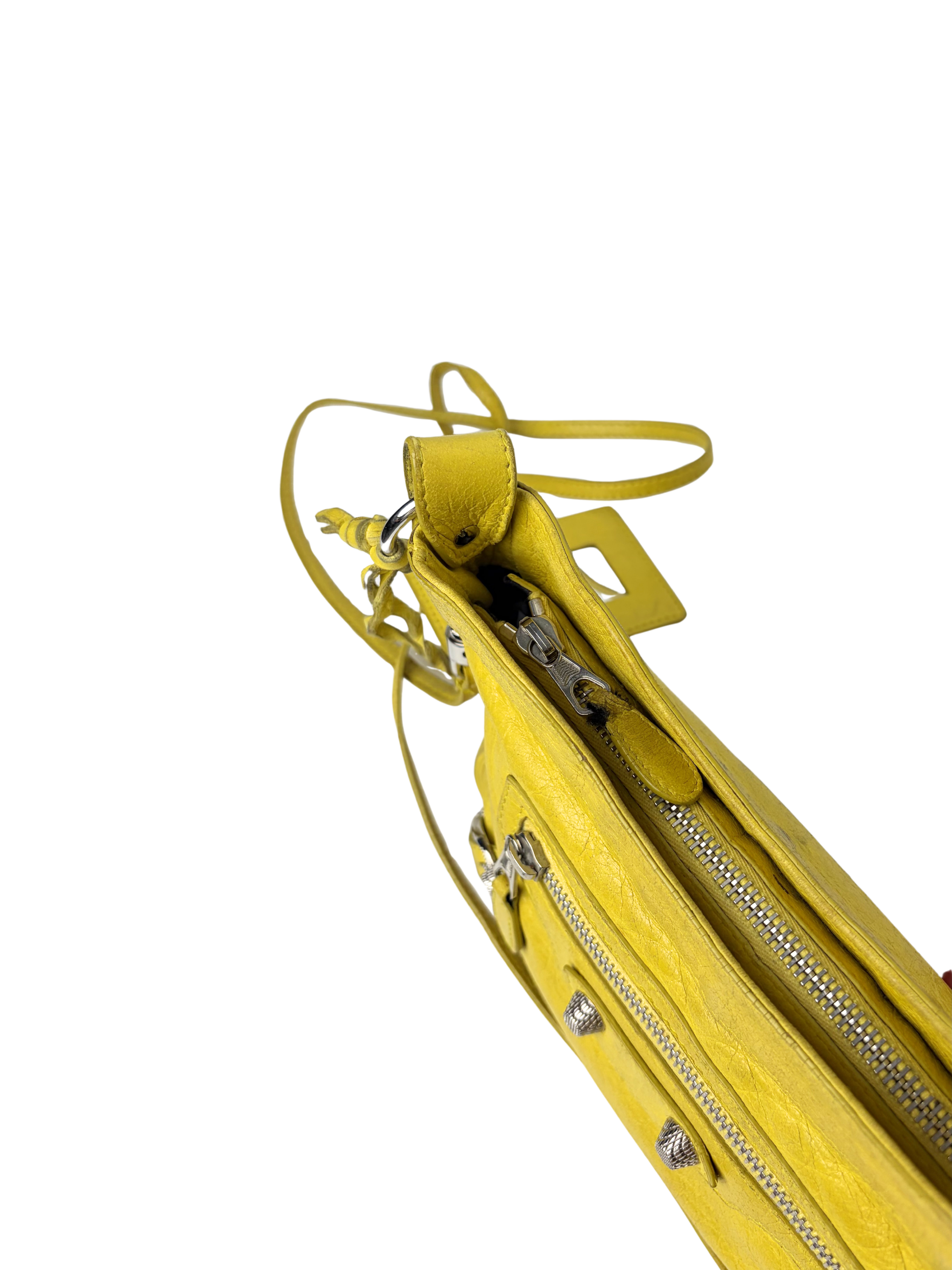 Balenciaga Yellow Motocross Giant 12 Hip Bag