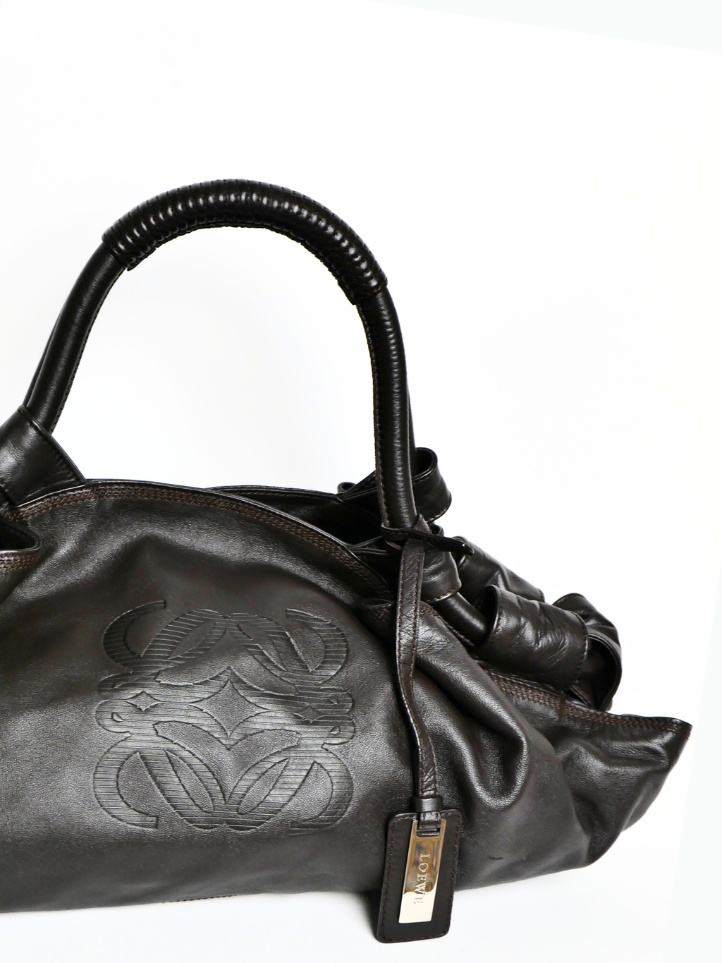 Loewe Nappa Aire in Dark Brown Nappa Leather