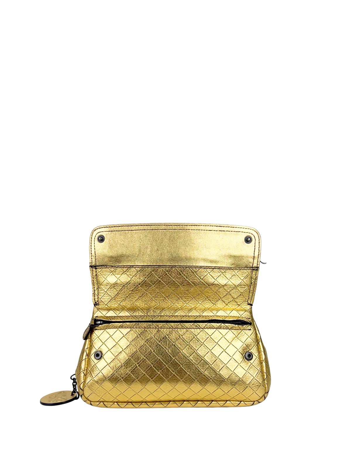 Bottega Veneta Intrecciomirage Chain Flap Bag
