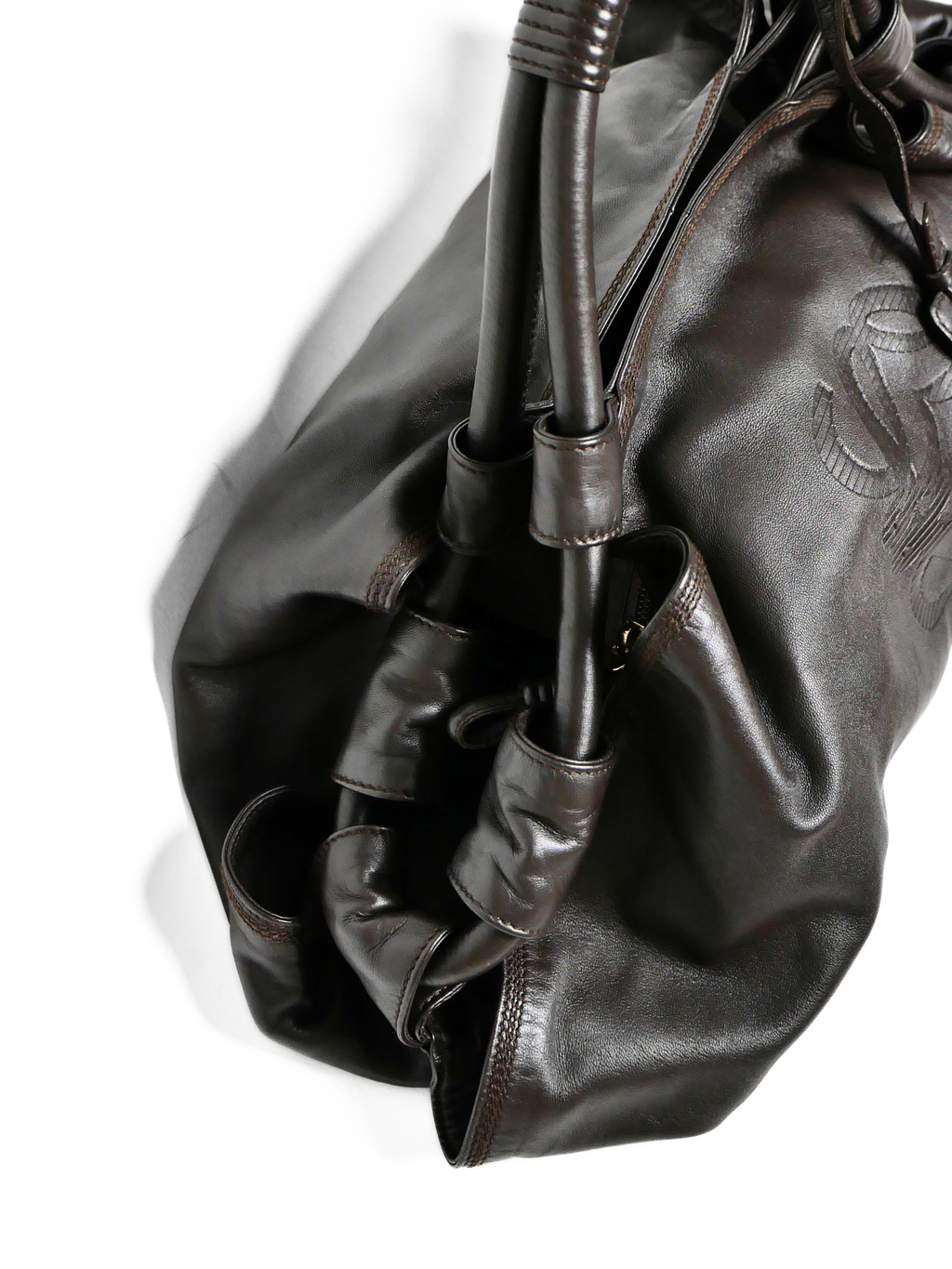 Loewe Nappa Aire in Dark Brown Nappa Leather