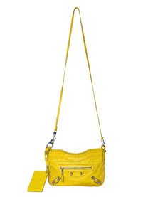 Balenciaga Yellow Motocross Giant 12 Hip Bag