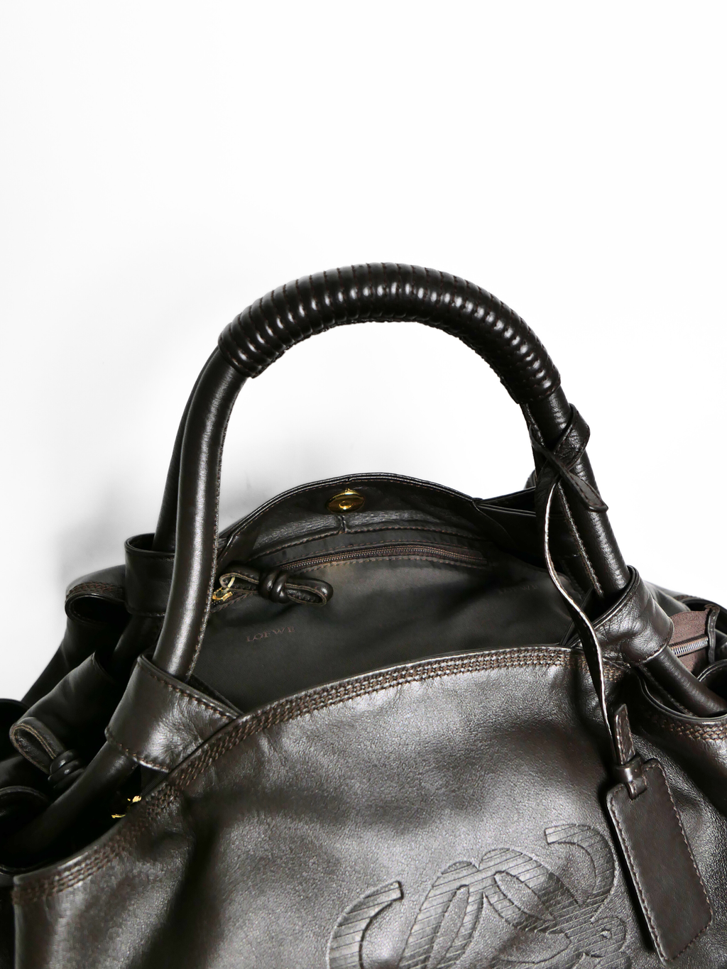Loewe Nappa Aire in Dark Brown Nappa Leather