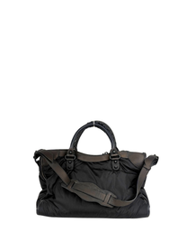 Balenciaga Nylon &amp; Leather Classic City Bag in Black