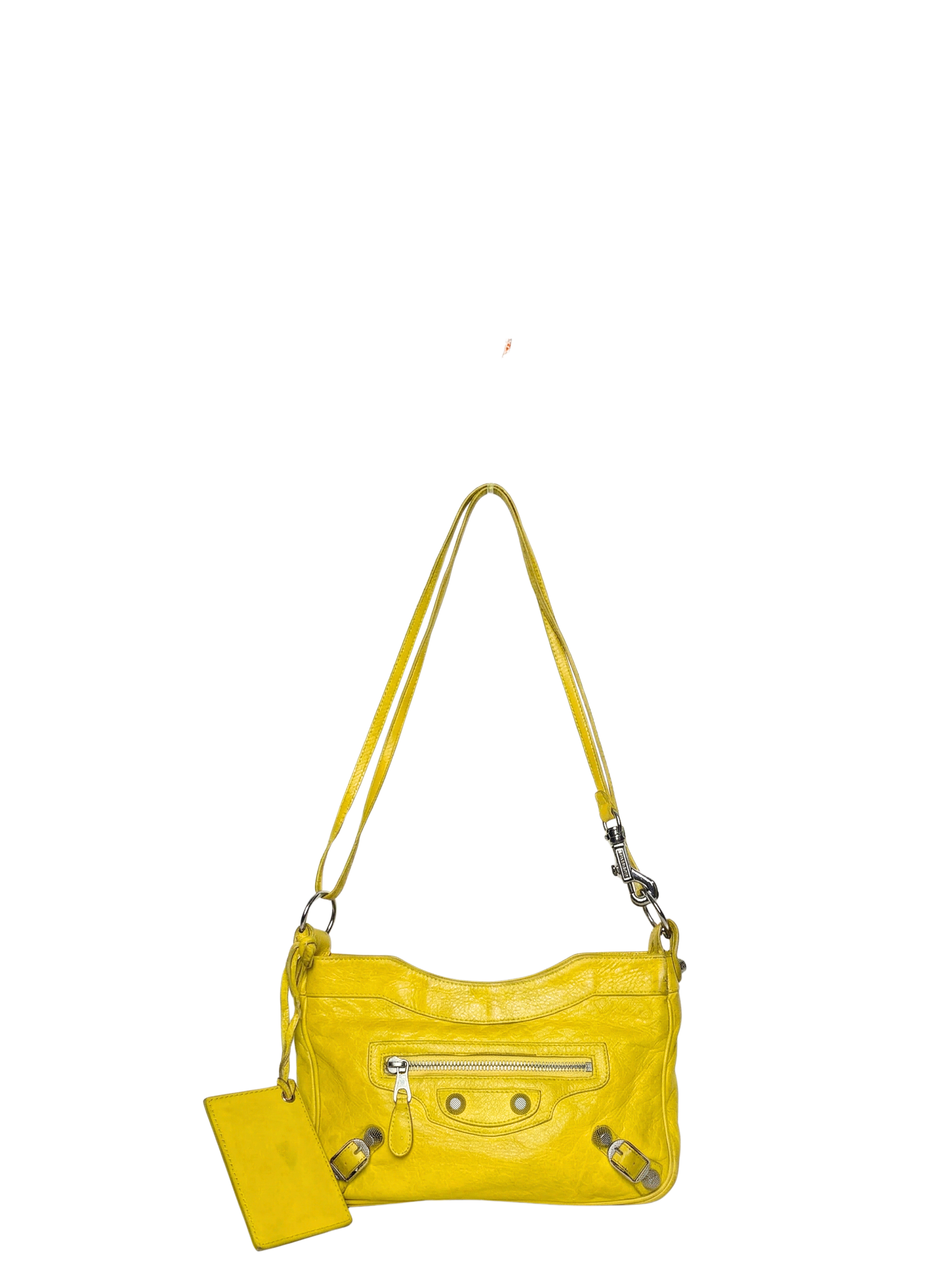 Balenciaga Yellow Motocross Giant 12 Hip Bag