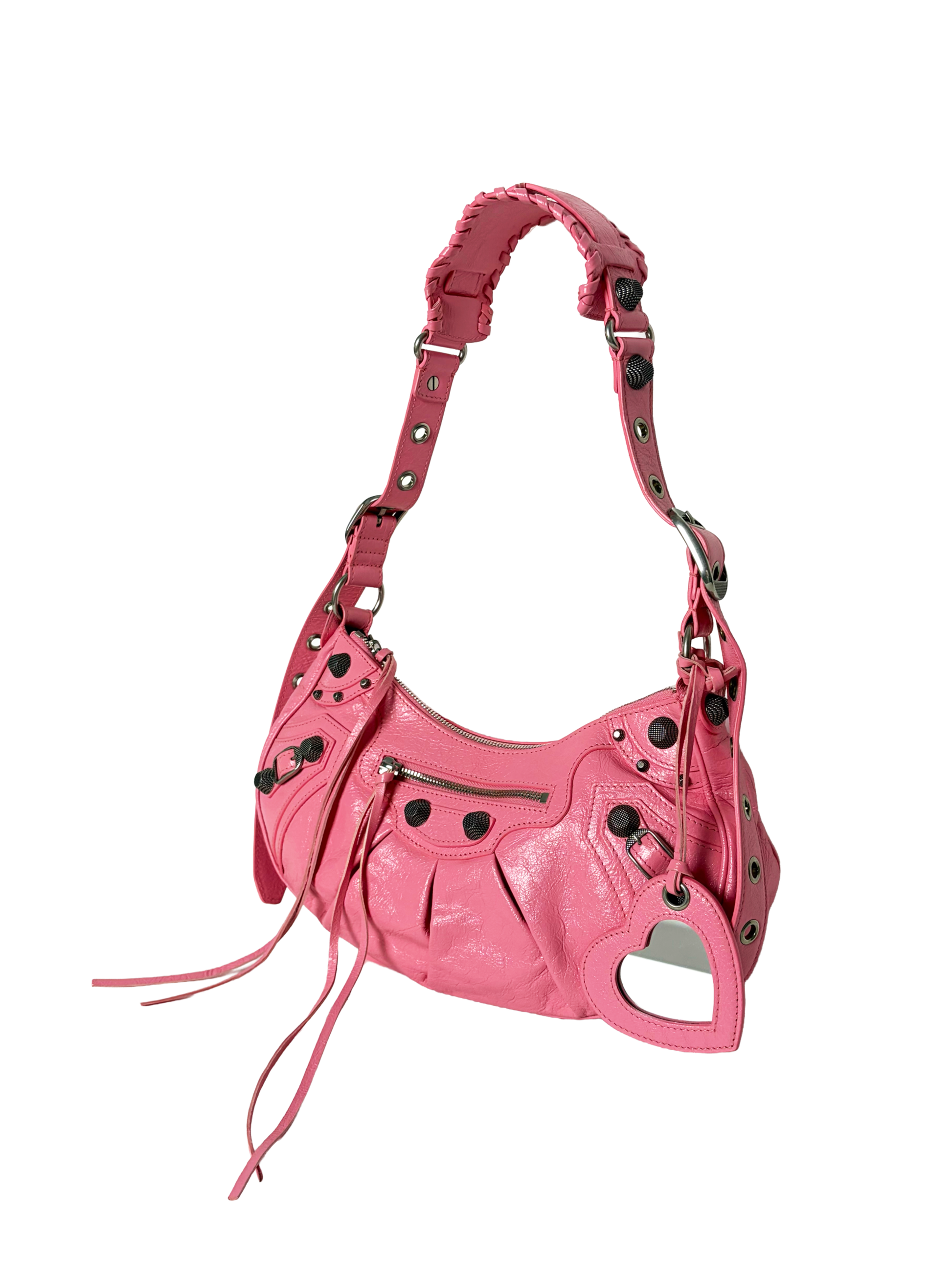 Balenciaga Le Cagole Pink Shoulder Bag