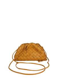 Bottega Veneta Mini Intrecciato Pouch in Tan