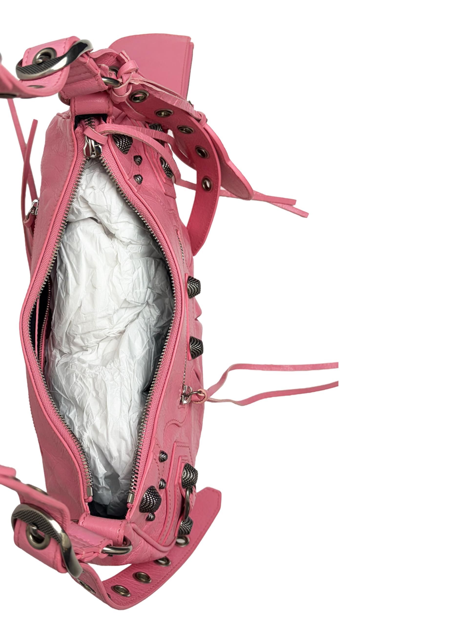Balenciaga Le Cagole Pink Shoulder Bag