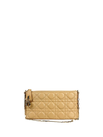 Dior Miss Dior Pouch in Biscuit Cannage Lambskin