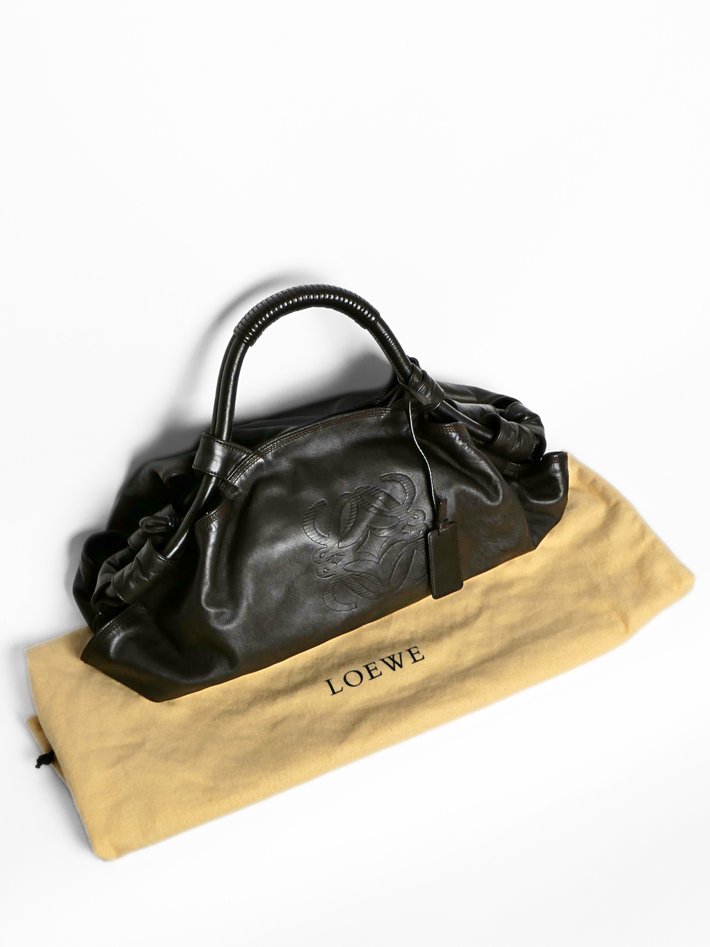 Loewe Nappa Aire in Dark Brown Nappa Leather