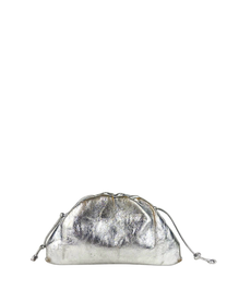 Bottega Veneta Mini Pouch Metallic Leather Bag