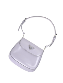 Prada Brushed Leather Mini Cleo Flap Bag