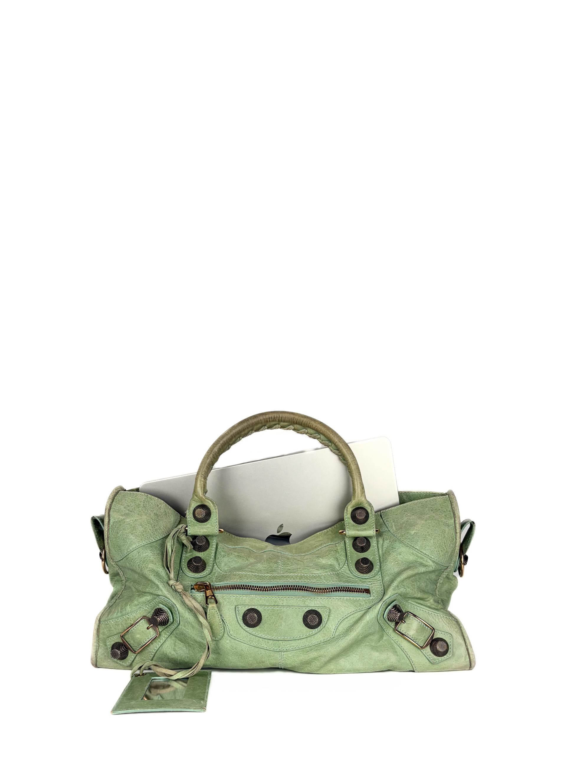 Balenciaga Vert D'eau Giant 21 Part Time Bag