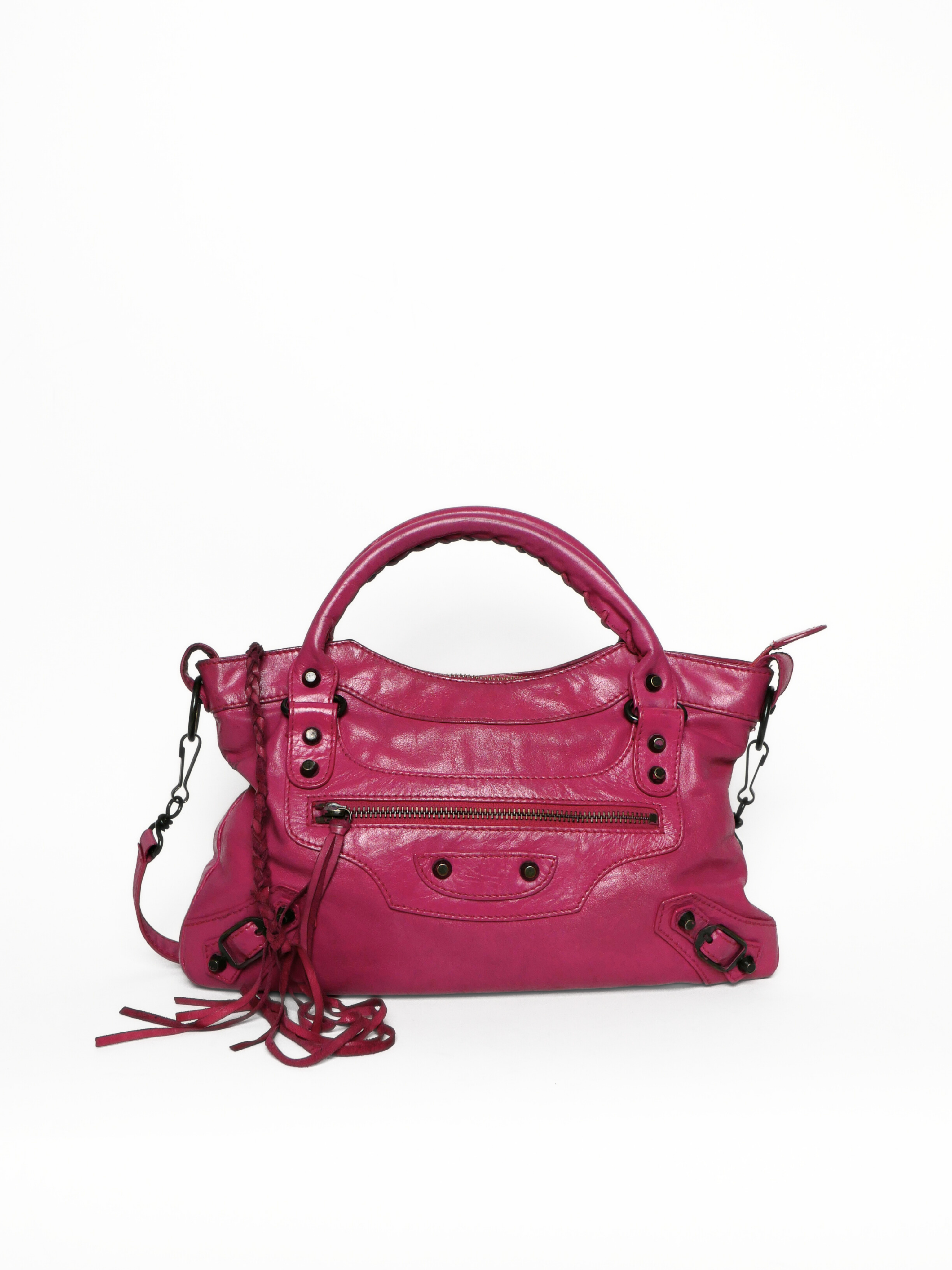 Vintage Balenciaga Leather Motocross Classic First Bag