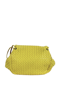 BOTTEGA VENETA INTRECCIATO CROSSBODY YELLOW