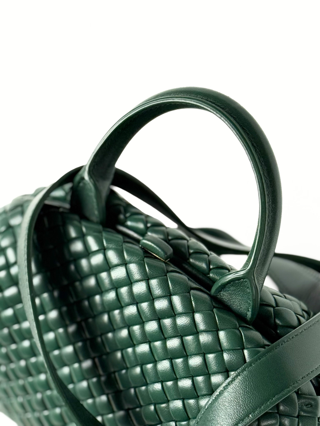 Bottega Veneta Intrecciato Small Handle Bag