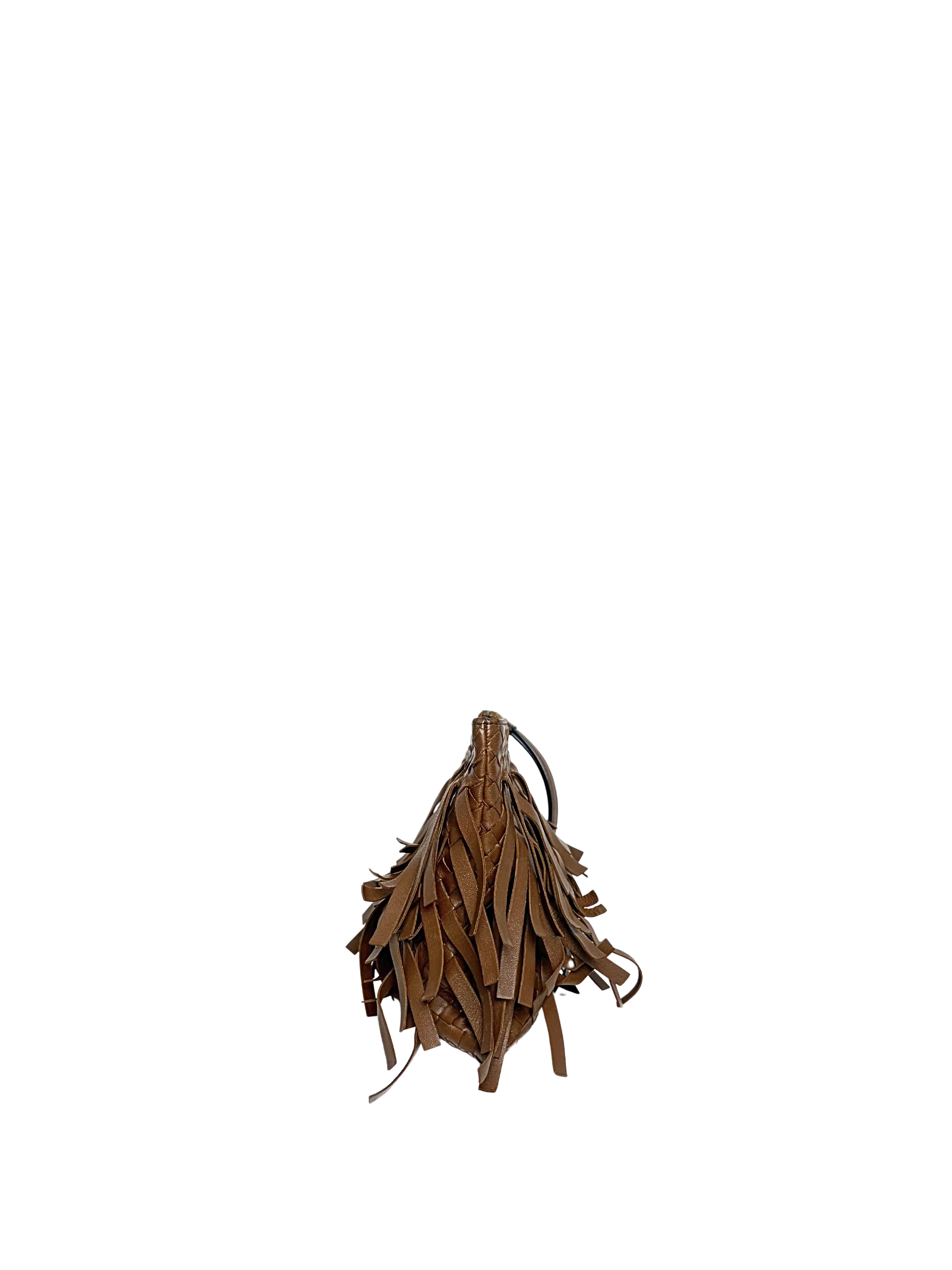 Bottega Veneta Intrecciato Fringe Pouch