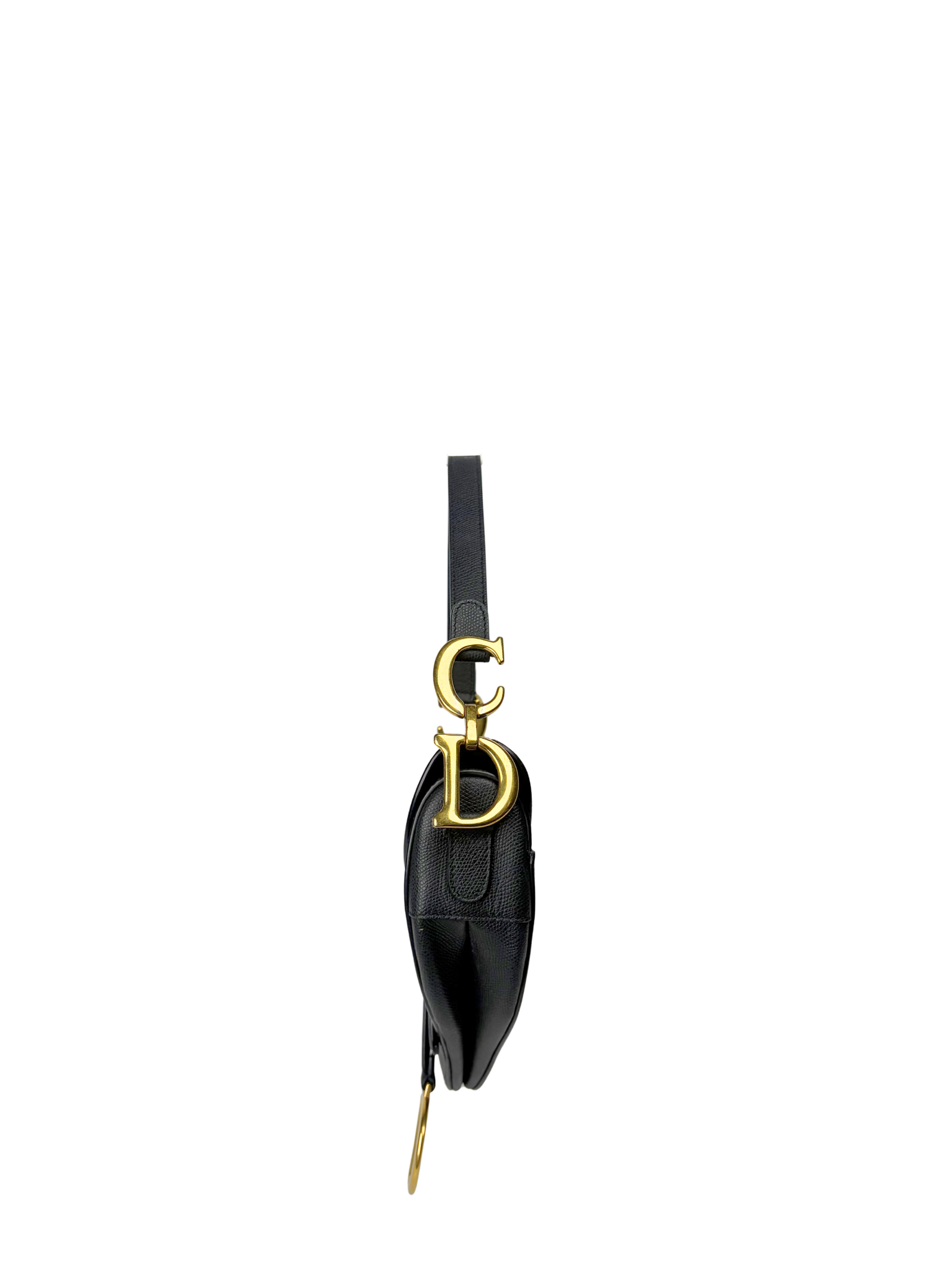 Dior Grained Leather Medium Saddle Bag