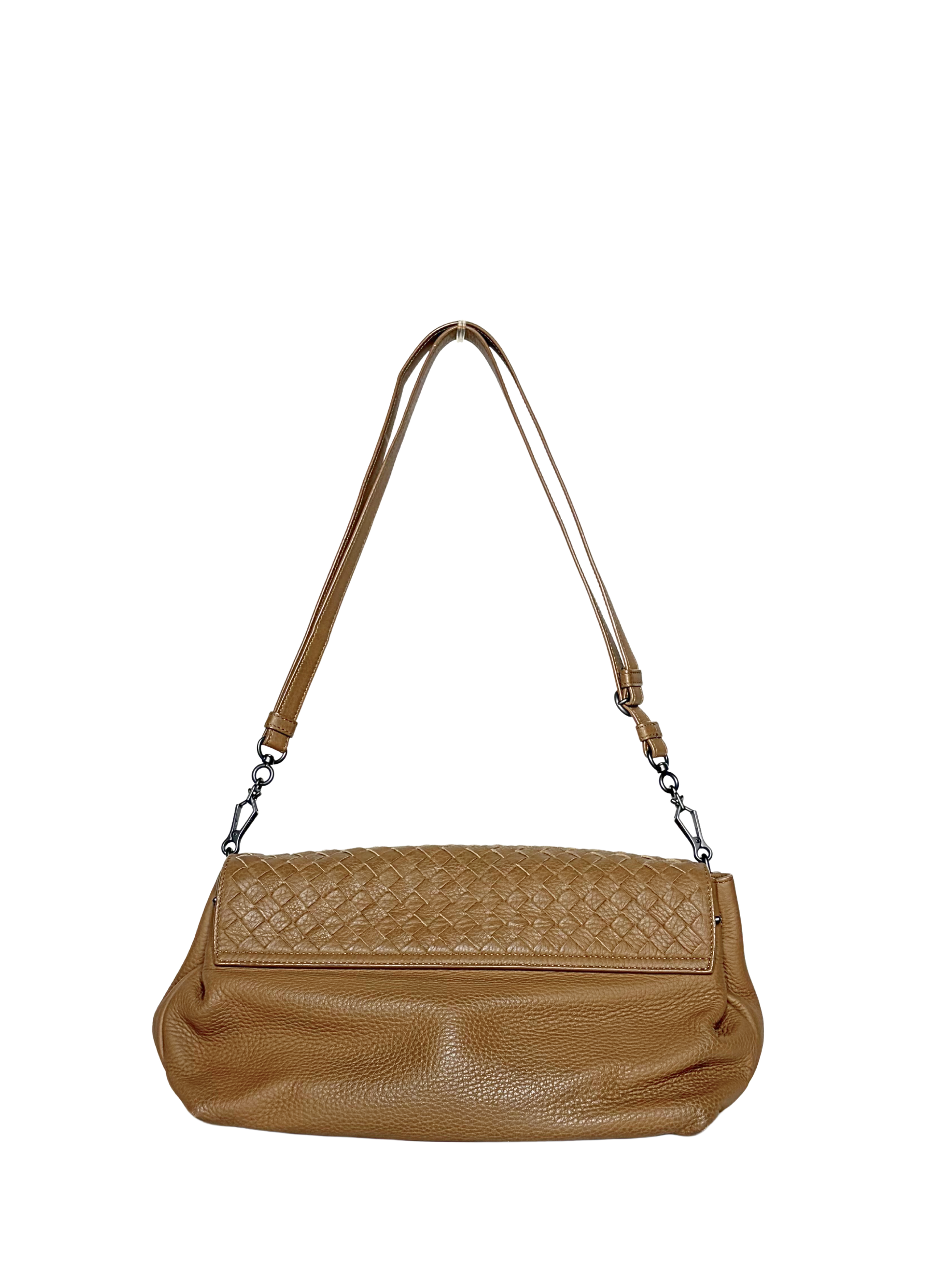 Bottega Veneta Intrecciato Flap Messenger