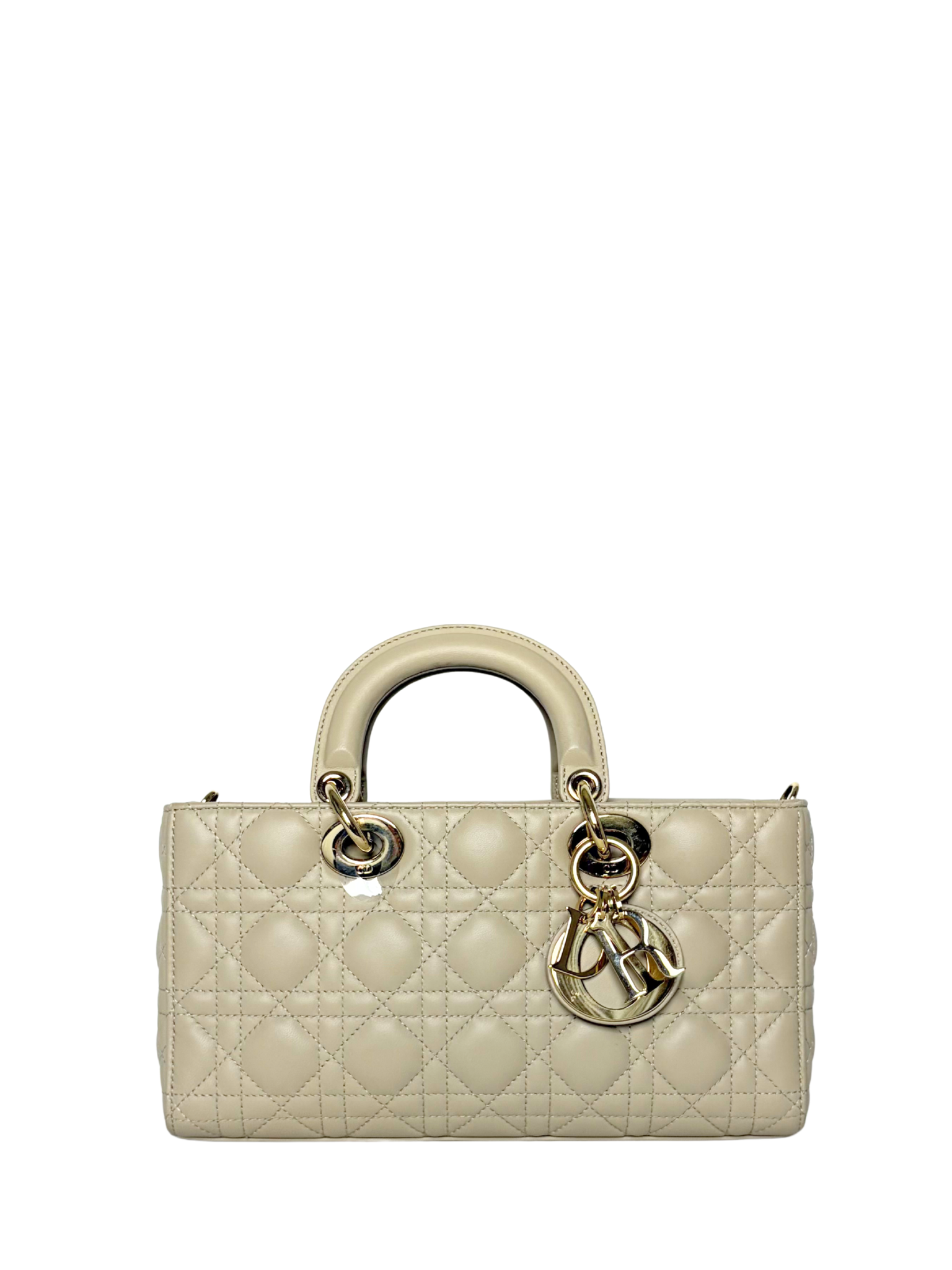 Dior Lady D-Joy Bag Powder Beige Cannage Lambskin