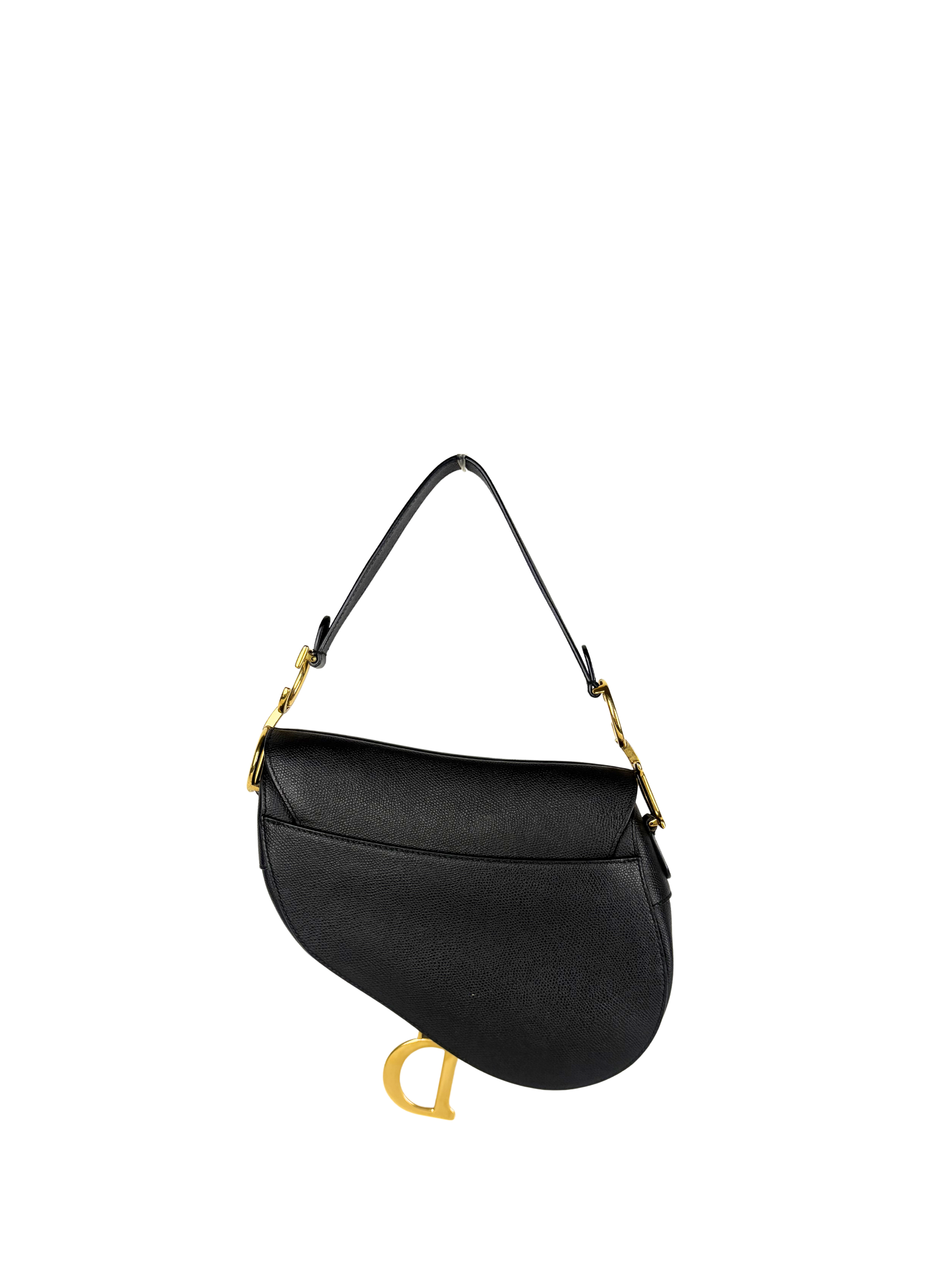 Dior Grained Leather Medium Saddle Bag