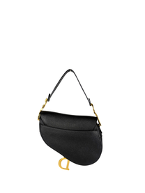 Dior Grained Leather Medium Saddle Bag