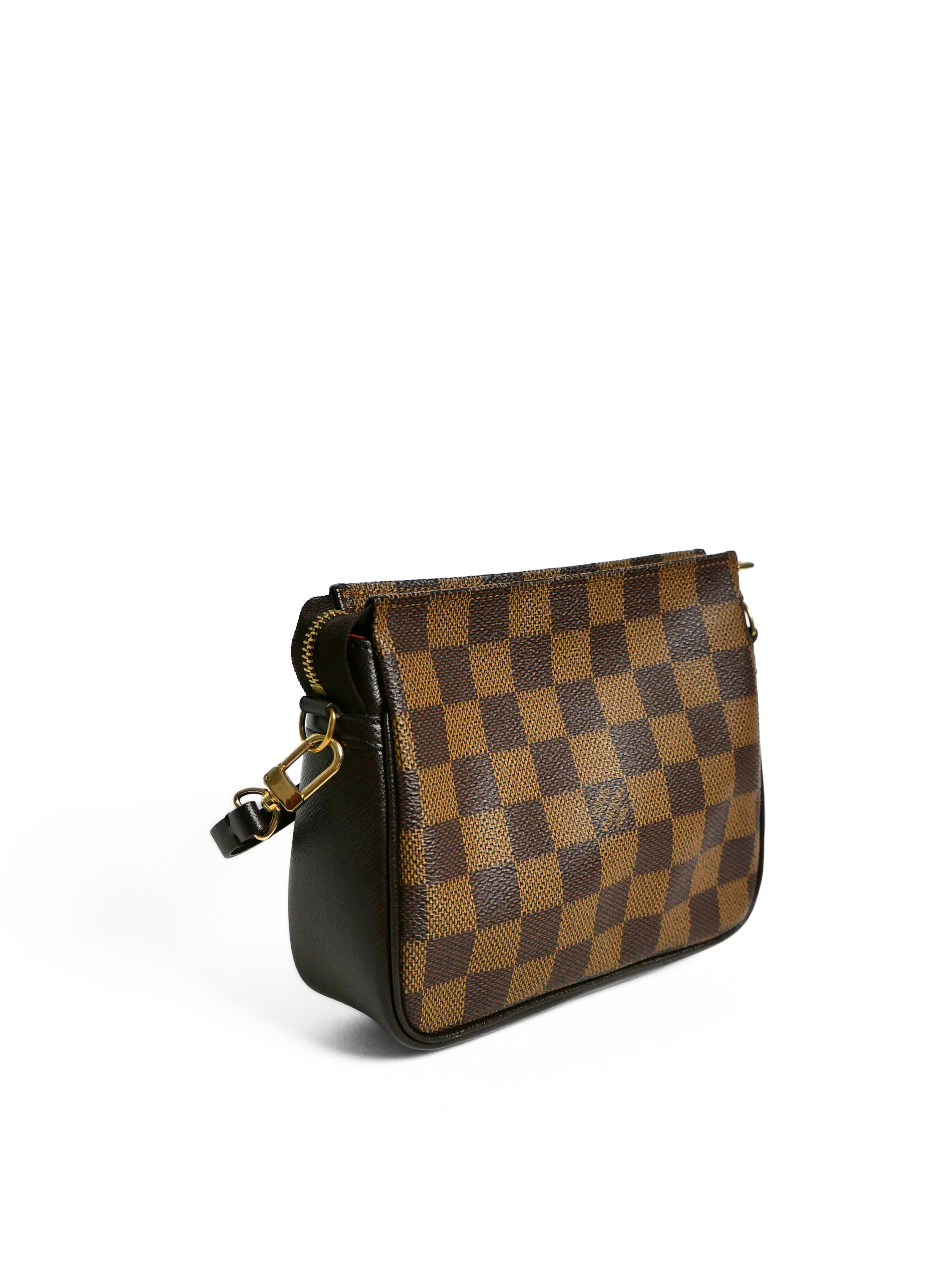 Louis Vuitton Trousse Damier Ebene Mini Pochette Bag