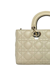 Dior Lady D-Joy Bag Powder Beige Cannage Lambskin