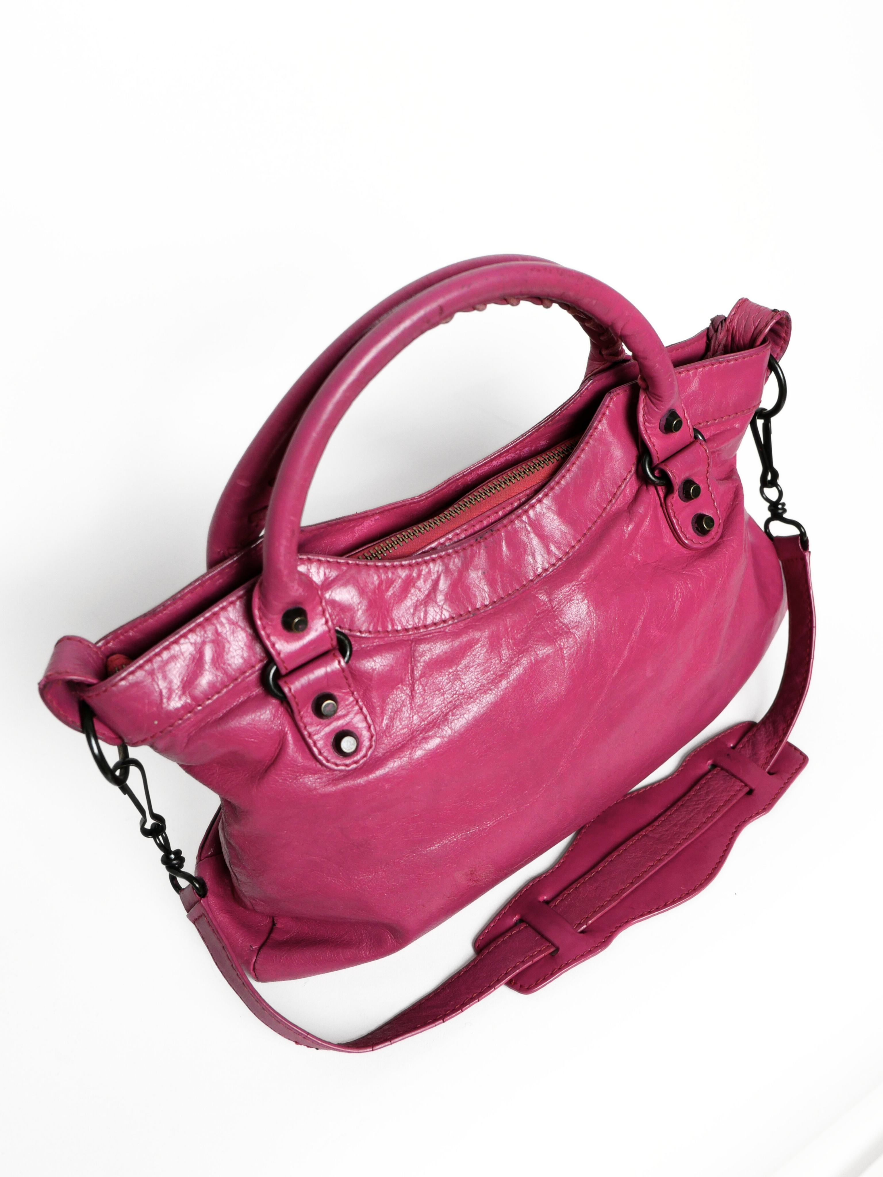 Vintage Balenciaga Leather Motocross Classic First Bag