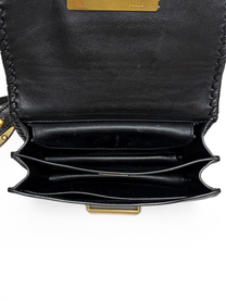 Prada Cahier Flap Bag in Red Croco-Embossed Leather