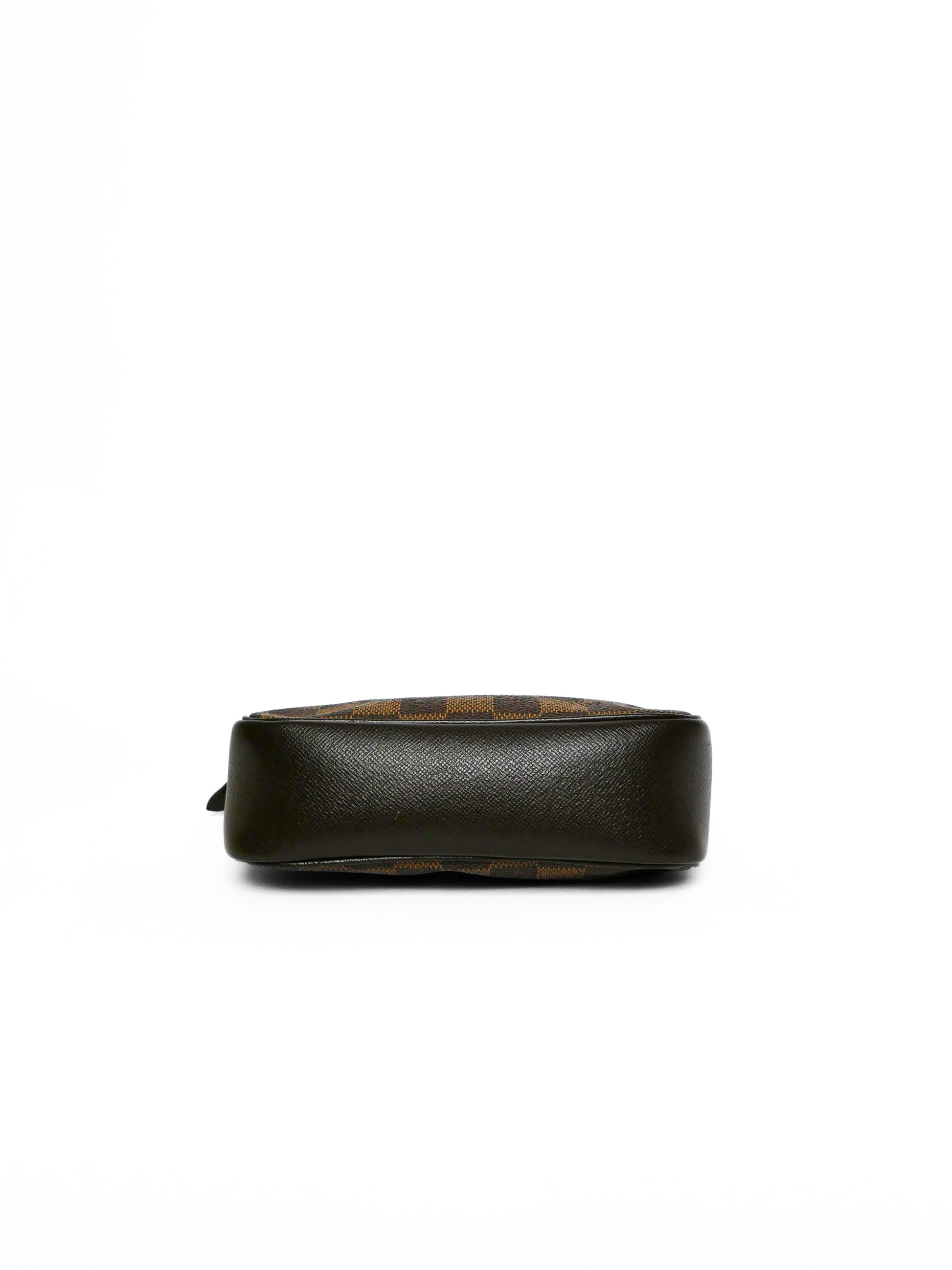 Louis Vuitton Trousse Damier Ebene Mini Pochette Bag