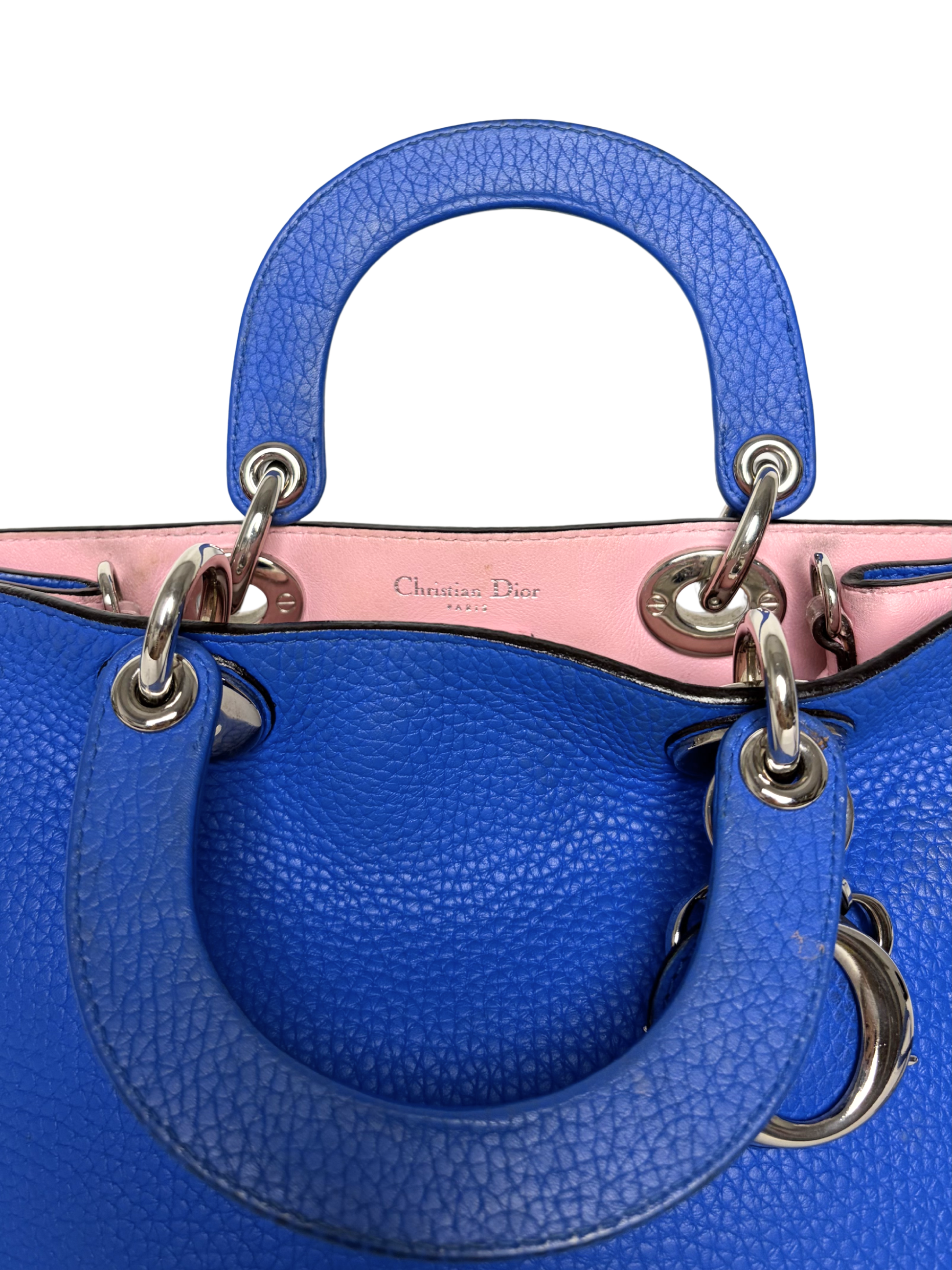 Christian Dior Blue Diorissimo Mini Tote Bag