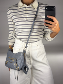 Balenciaga Metallic Edge Hip Crossbody Bag