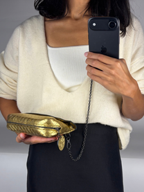 Bottega Veneta Intrecciomirage Chain Flap Bag