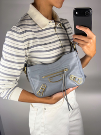 Balenciaga Metallic Edge Hip Crossbody Bag