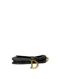 Dior Grained Leather Medium Saddle Bag